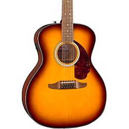 Fender California Deluxe Villager 12-String Acoustic-Electric Guitar - Honey Sunburst