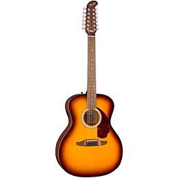 Fender California Deluxe Villager 12-String Acoustic-Electric Guitar - Honey Sunburst