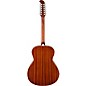 Fender California Deluxe Villager 12-String Acoustic-Electric Guitar - Black