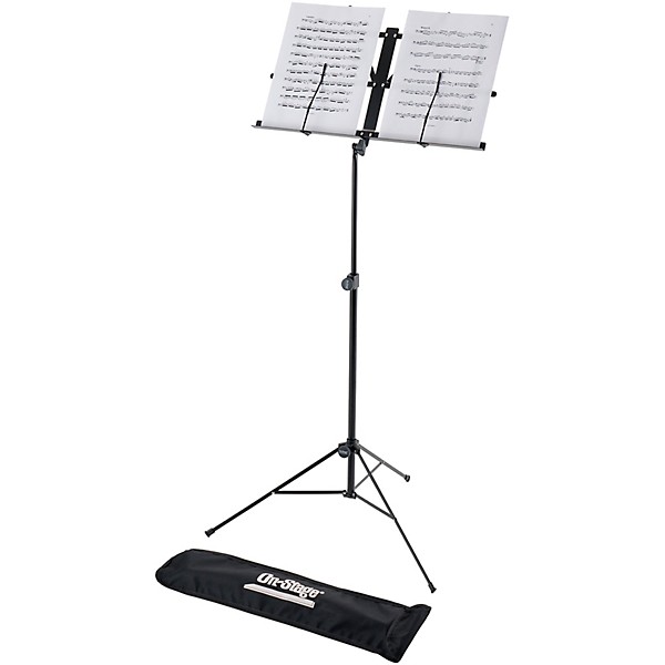 On-Stage SM7133BB Sheet Music Stand With Carry Bag