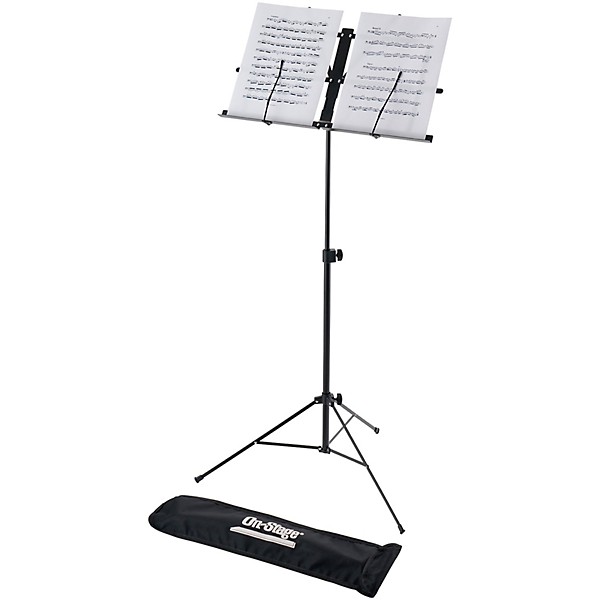 On-Stage SM7033BB Sheet Music Stand With Carry Bag