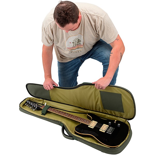 On-Stage Adventure Series Electric Guitar Gig Bag - Green