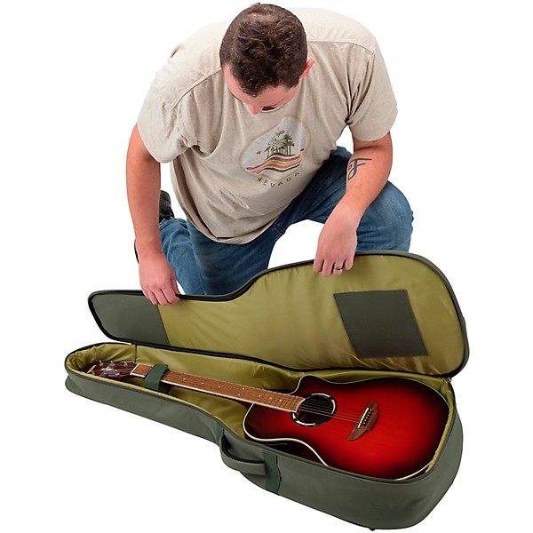 On-Stage Adventure Series Acoustic Guitar Gig Bag - Green
