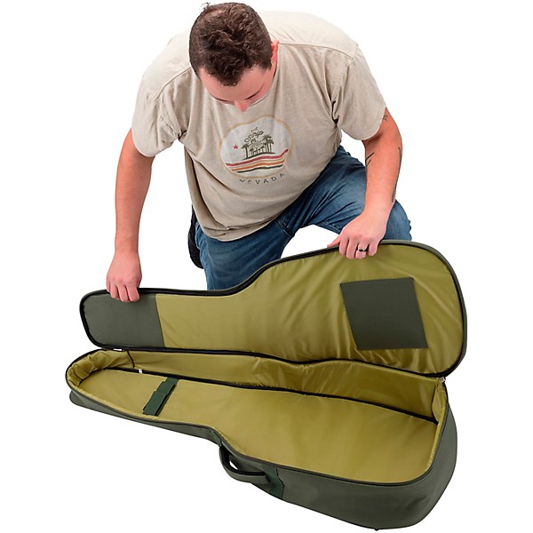 On-Stage Adventure Series Acoustic Guitar Gig Bag - Green