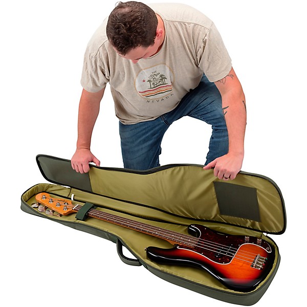 On-Stage Adventure Series Bass Guitar Gig Bag - Green