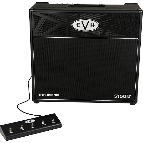 EVH 5150III Hypersonic 6L6 50W 2x12" Guitar Combo Amp - Black