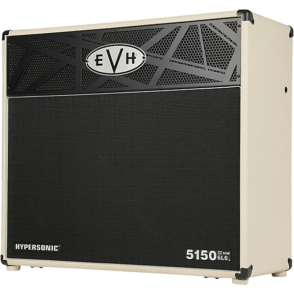 EVH 5150III Hypersonic 6L6 50W 2x12" Guitar Combo Amp - Ivory
