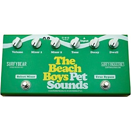 Surfy Industries SurfyBear The Beach Boys Pet Sounds Spring Reverb Unit Pedal - Green