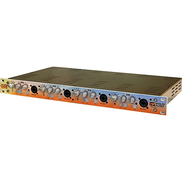Wolff Audio Quad Tutti 4-Channel Microphone and Instrument Preamplifier