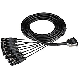 Hosa Edge Analog Audio Snake - DB25 to XLRF, 1 m
