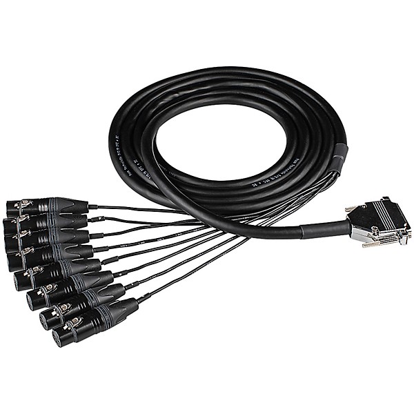 Hosa Edge Analog Audio Snake - DB25 to XLRF, 1 m