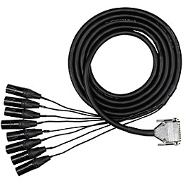 Hosa Edge Analog Audio Snake - DB25 to XLRM, 4 m