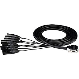 Hosa Edge Analog Audio Snake - DB25 to XLRM, 4 m