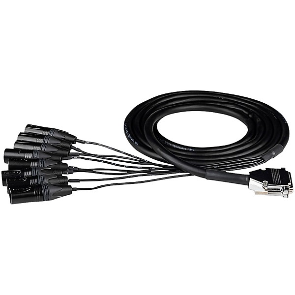 Hosa Edge Analog Audio Snake - DB25 to XLRM, 4 m