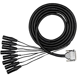 Hosa Edge Analog Audio Snake - DB25 to XLRM, 1 m