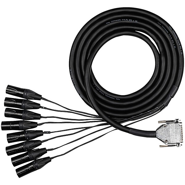 Hosa Edge Analog Audio Snake - DB25 to XLRM, 1 m