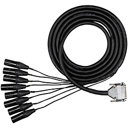Hosa Edge Analog Audio Snake - DB25 to XLRM, 2 m