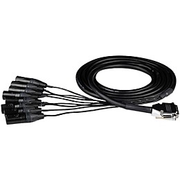 Hosa Edge Analog Audio Snake - DB25 to XLRM, 2 m
