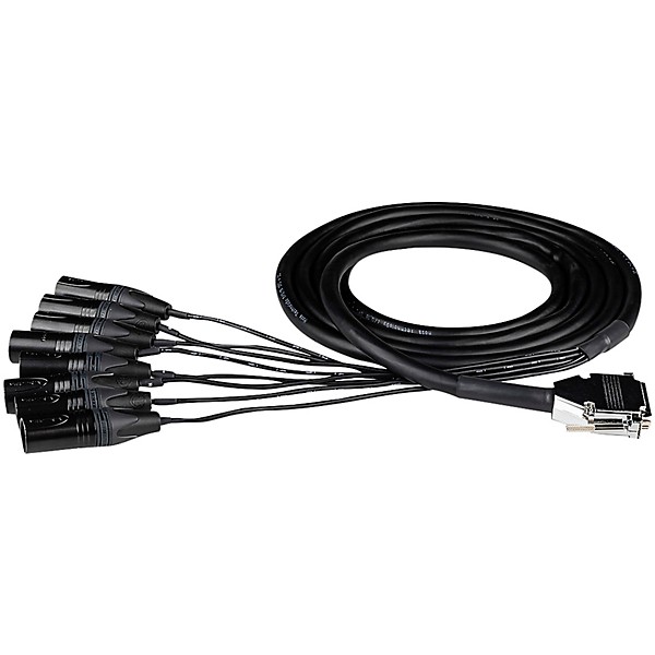 Hosa Edge Analog Audio Snake - DB25 to XLRM, 2 m