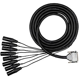 Hosa Edge Analog Audio Snake - DB25 to XLRM, 3 m