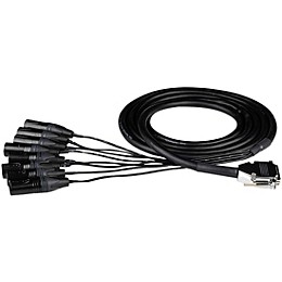 Hosa Edge Analog Audio Snake - DB25 to XLRM, 3 m