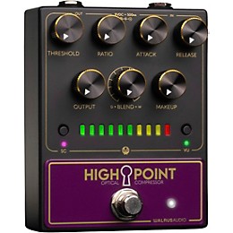 Walrus Audio Highpoint Optical Compressor Pedal - Black
