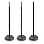 Proline MS235 Round Base Microphone Stand 3-Pack - Black thumbnail
