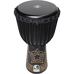 Toca Sully Erna Signature Black Mamba Wood Djembe - 12 in.