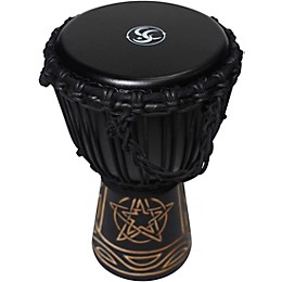 Toca Sully Erna Signature Black Mamba Wood Djembe - 8 in.