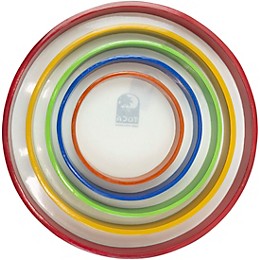 Toca Color Rounds 5-Piece Frame Drum Set
