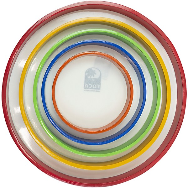 Toca Color Rounds 5-Piece Frame Drum Set