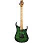 Ernie Ball Music Man JP15 John Petrucci Signature Electric Guitar - Green Tiger Eye Quilt