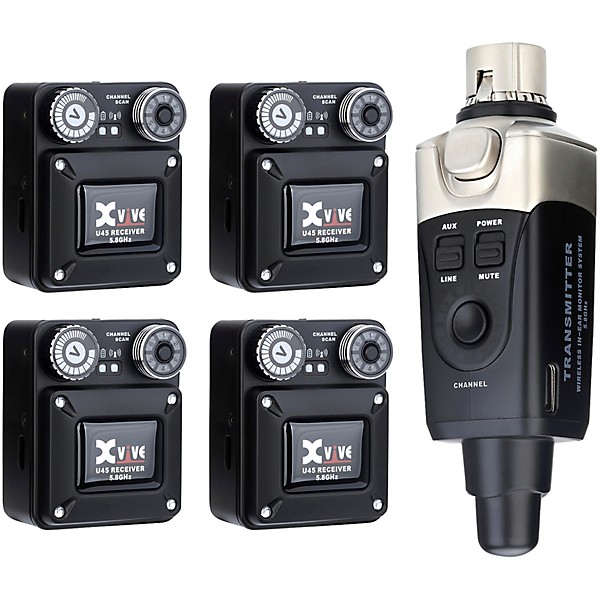 Xvive U45R4 Wireless In-Ear Monitor System