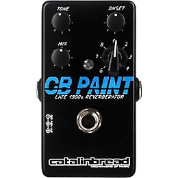 Catalinbread CB Paint Late 1900s Reverberator Pedal - Black
