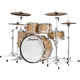 Slingerland Radio King 5-Piece Drum Shell Pack With 22" Bass Drum and 14" Snare - Gold Glass