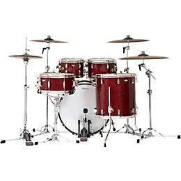 Slingerland Radio King 5-Piece Drum Shell Pack With 22" Bass Drum and 14" Snare - Maroon Glass