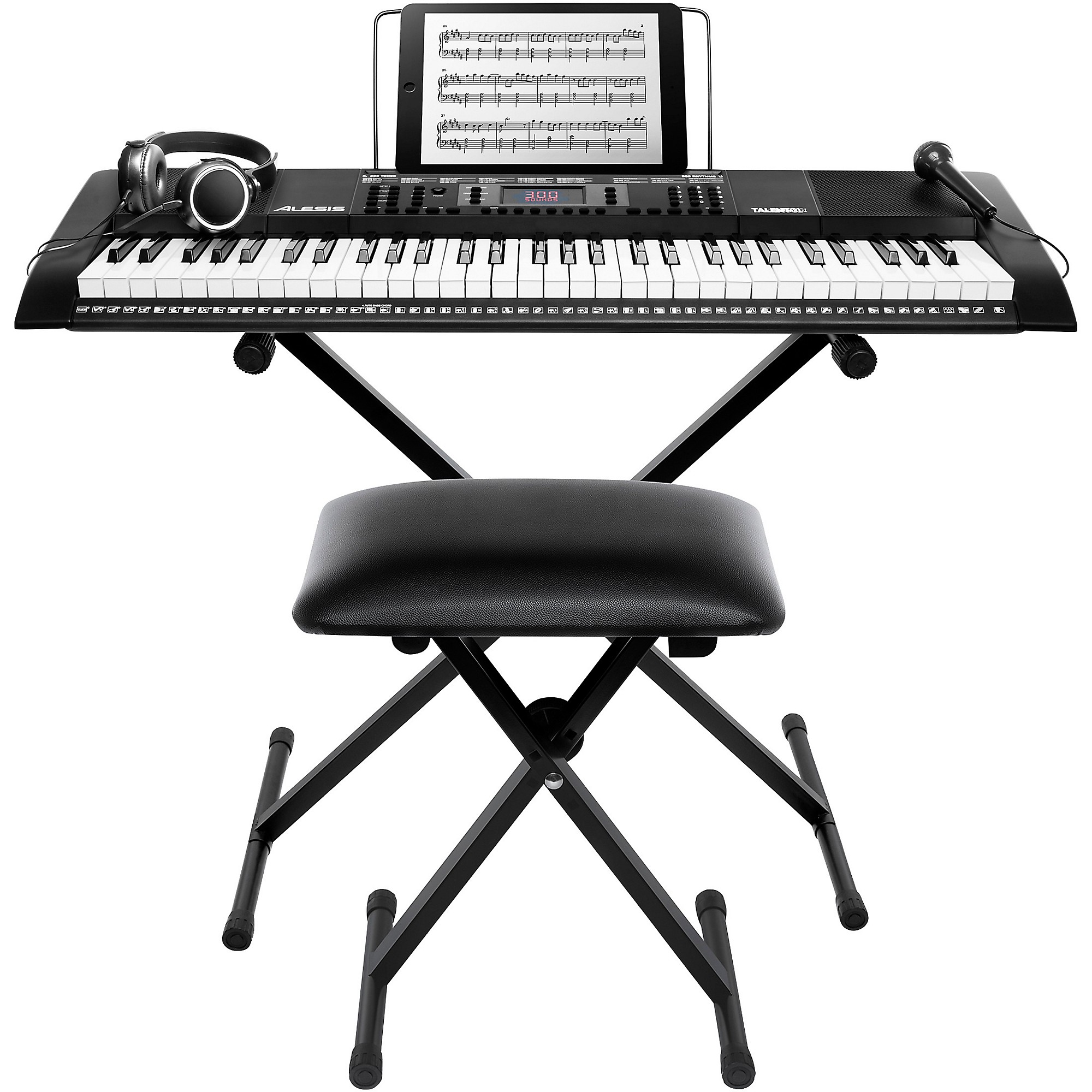 Alesis Talent 61 MKII 61-Key Portable Keyboard Package | Guitar Center