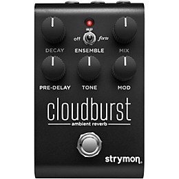 Strymon Midnight Edition Cloudburst Ambient Reverb Pedal - Black