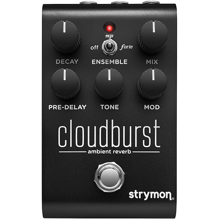 Strymon Midnight Edition Cloudburst Ambient Reverb Pedal - Black