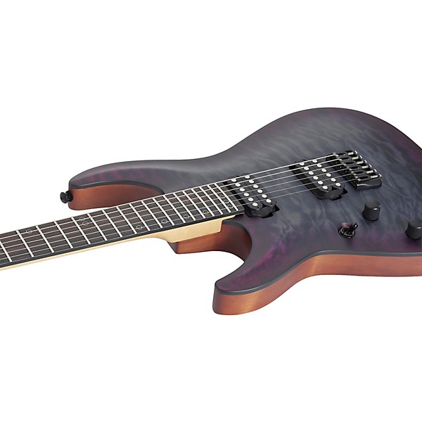 Schecter Guitar Research Omen Extreme-II Left-Handed Electric Guitar - Nocturne Shadow