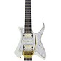 Traveler Guitar Vaibrant Deluxe V88XHL Electric Guitar - Frost White thumbnail