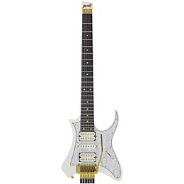 Traveler Guitar Vaibrant Deluxe V88XHL Electric Guitar - Frost White