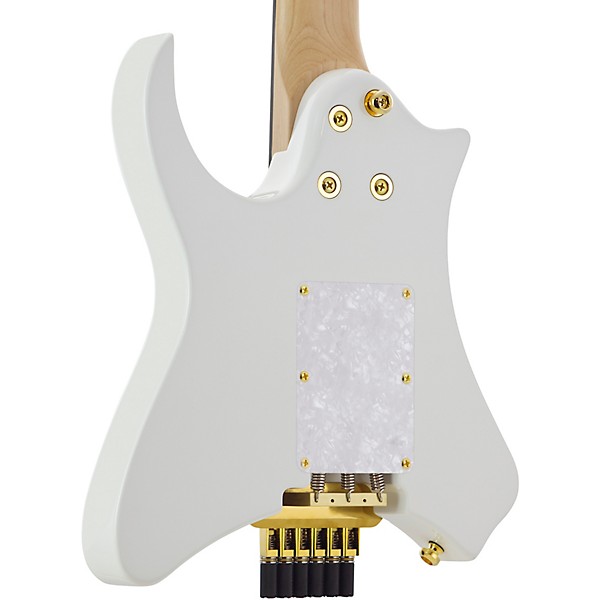 Traveler Guitar Vaibrant Deluxe V88XHL Electric Guitar - Frost White