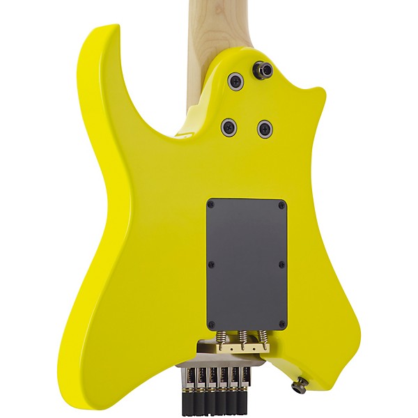 Traveler Guitar Vaibrant Deluxe V88XHL Electric Guitar - Electric Yellow