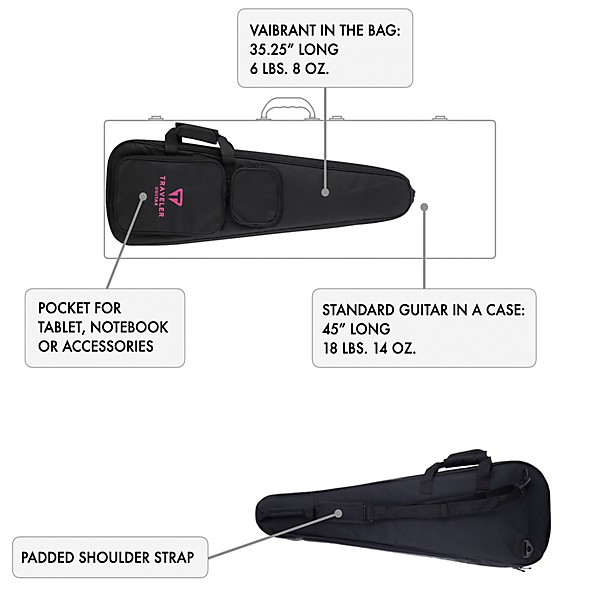 Traveler Guitar Vaibrant Deluxe V88XHL Electric Guitar - Electric Yellow