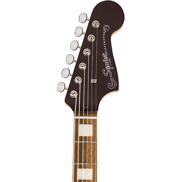Squier Paranormal Baritone Jazzmaster ST HH Electric Guitar - Oxblood