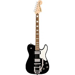 Squier Paranormal Troublemaker Telecaster Deluxe Electric Guitar With Bigsby Vibrato - Black