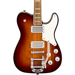 Squier Paranormal Troublemaker Telecaster Deluxe Electric Guitar With Bigsby Vibrato - Honey Sunburst