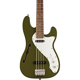 Squier Paranormal Precision Bass Thinline SJ - Laurel Fingerboard, Olive