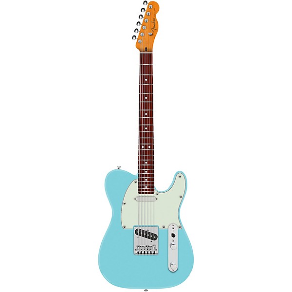 Fender 75th Anniversary Player II Telecaster Electric Guitar - Rosewood Fingerboard, Daphne Blue